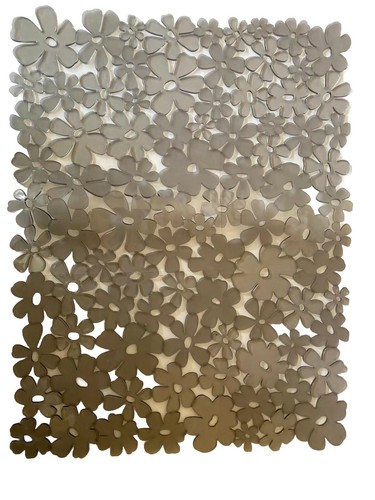 Kitchen Sink Divider Protector Mat Grey floral sink saddle sink accessories 2 pc - Picture 11 of 11