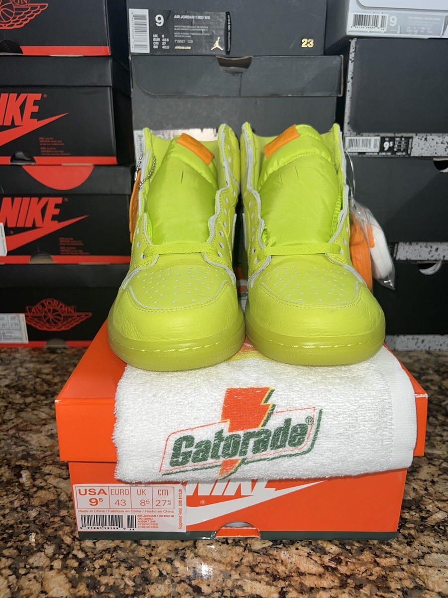 NIKE Air Jordan 1 Gatorade イエロー　28.0 未使用 Air Jordan 1 Retro High OG Gatorade G8RD Cyber Yellow Size 8