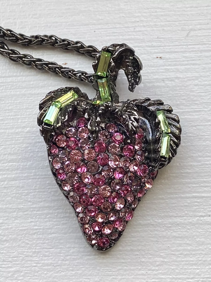 Kenneth jay shop lane strawberry necklace