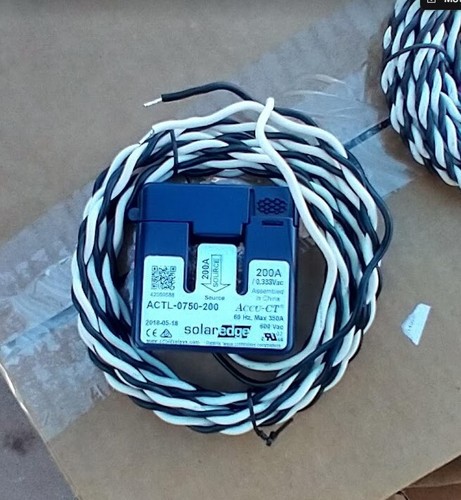 SolarEdge ACTL-0750-200 Split -Core Current Transformer 200A 60Hz
