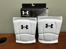 Under Amour 3.0 White Volleyball Knee Pads Size Medium