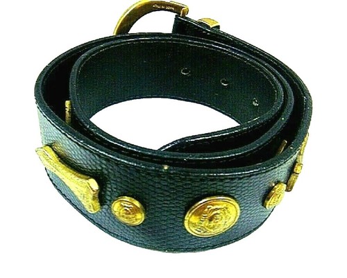 Statement Vintage 1990 Scalloped Fish Scale Stretch Belt Gold Tone Casual 90s Gold Tone Fish Scale Stretch Belt, Metal Mermaid Scales  main image 4