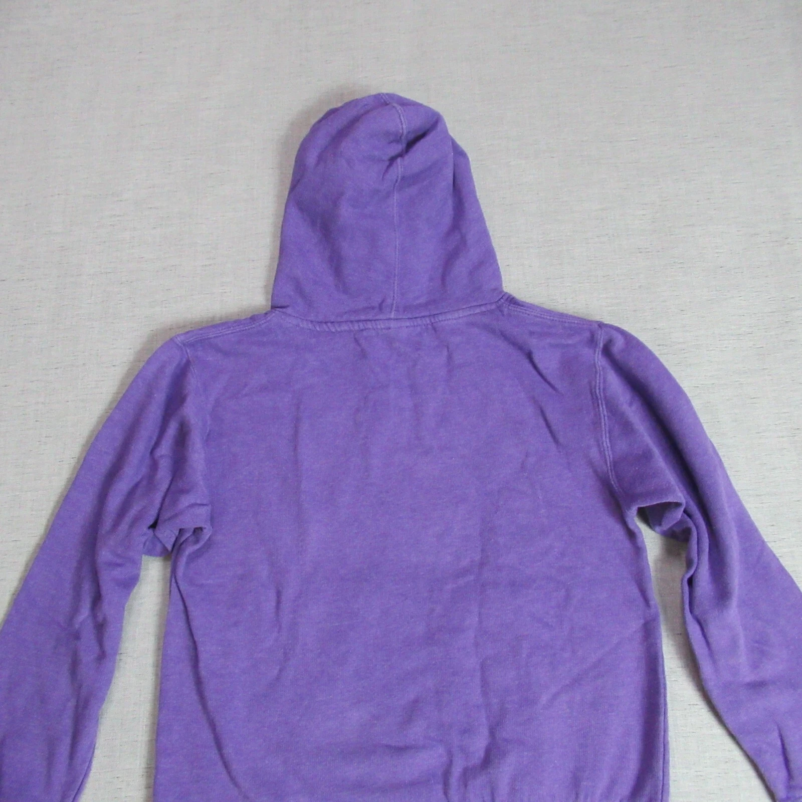 VETEMENTS Felpa con cappuccio Chicago ragazza taglia grande viola unicorno power pullover