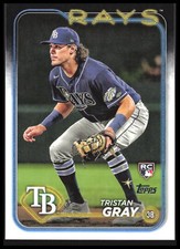 2024 Topps II Tristan Gray #483 RC Tampa Bay Rays BB1