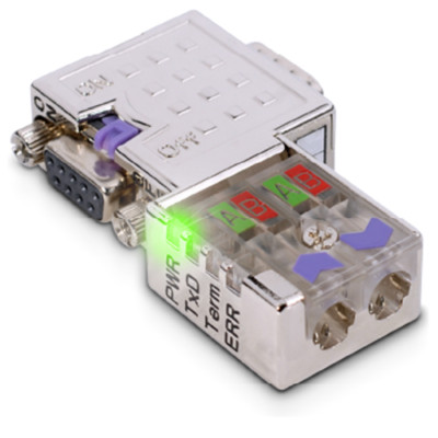 PROFIBUS Connector w/ Diagnostic LEDs - 90° | VIPA 972-0DP10