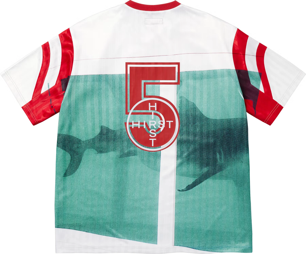 Supreme x Damien Hirst Soccer Jersey Black White 2colors SS25 | eBay