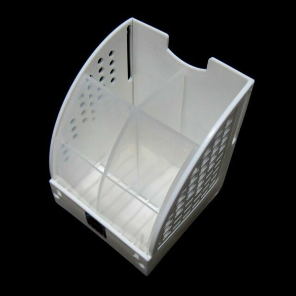 Daiso Japan Pencil Holder 3 Compartment Desk Stationery Card Organizer