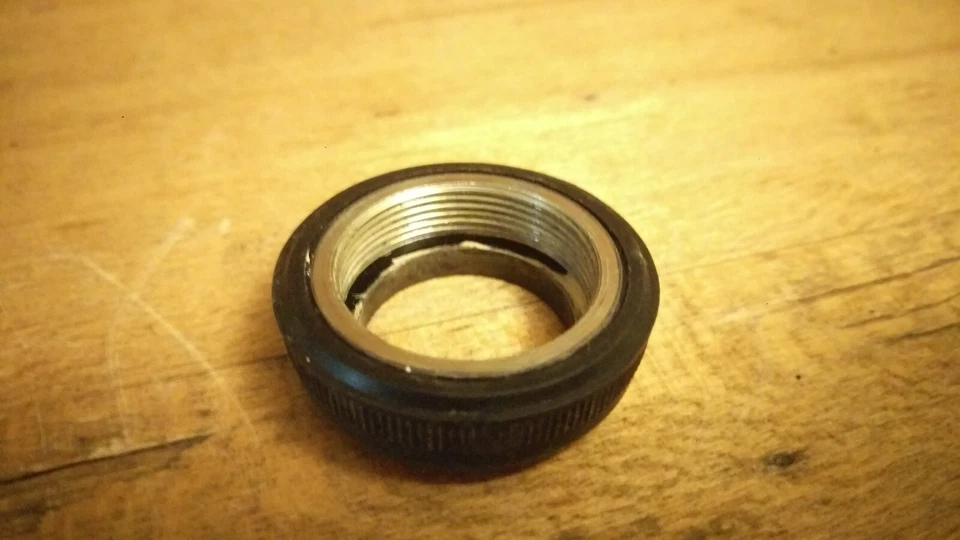 Vintage Tange Seiki 1" Rubber Bed Top Headset Cap 80 90s Japan road era Miyata - Image 2 of 4