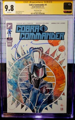 Cobra Commander #1 GI Joe CGC 9.8 Signed David Mack 1:250 Variant Cover 2024