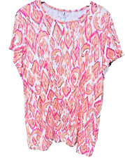 Mode Fashion Trend Frühling Route Bunt Shirt Bluse Tunika 50 52 XXL 46 48