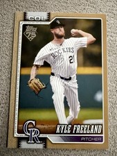2026 Topps Series 1 - Kyle Freeland #106 Gold 1209/2026