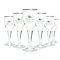 6X Köstritzer Glas 0,3L Pokal Tulpe Goldrand Bier GläSer Gastro Bar Schwarzbier