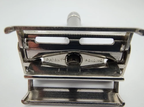 Gillette Aristocrat #66 Rodium Plated - Vintage De Razor - Imagen 7 de 15