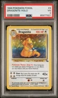 1999 Pokemon Fossil Dragonite- Holo 4/62 PSA 3