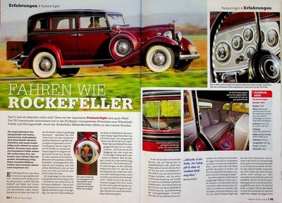 Oldtimer Praxis 3244) Packard Eight Modell 1001 mit 120PS in einer seltenen Vors