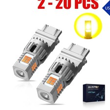 2-20x Auxito 3157 Led Amber Yellow Turn Signal High Power Light Bulb 3020smd 12v 2-20x Auxito 3157 Led Amber Yellow Turn Signal High Power Light Bulb 3020smd 12v