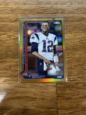2025 Topps Chrome Tom Brady Black Image Variation #401 card
