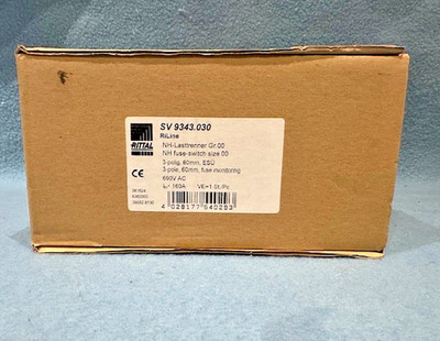 NEU! Rittal SV 9343.030 NH-Sicherungslasttrenner, Gr. 00, 160 A, 400-690 V