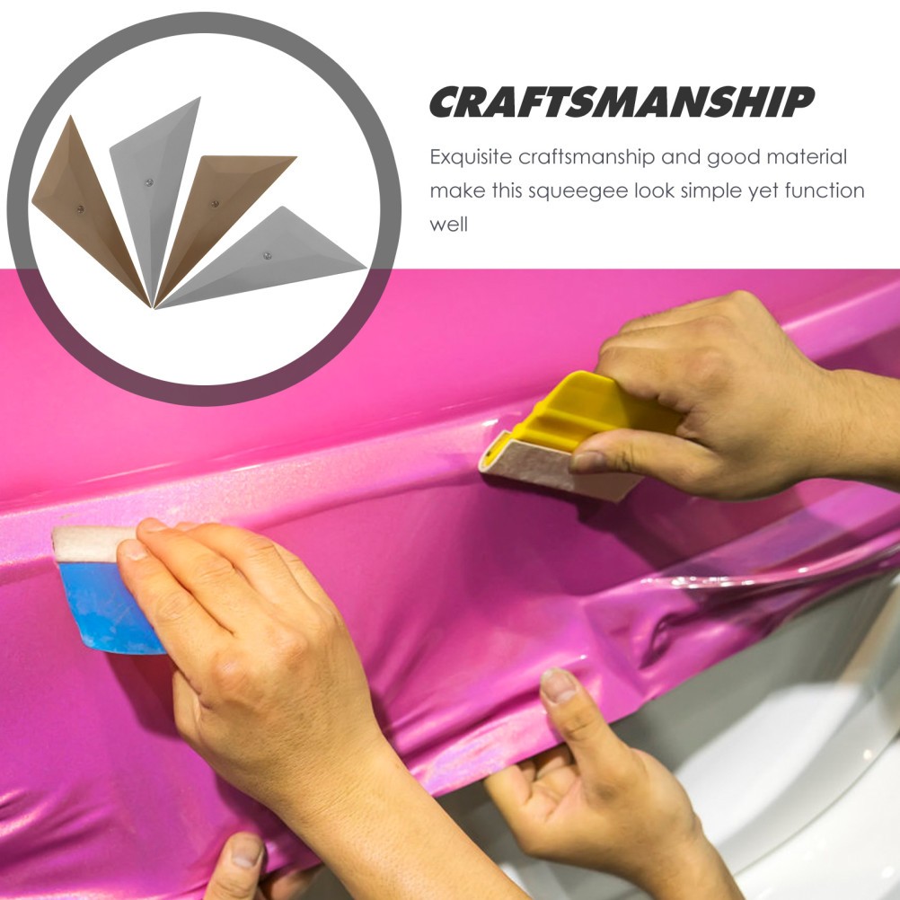  4 Pcs Tint Equipment Wrap Tool Window Tinting Tools Professional Squeegee for