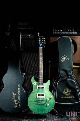 Epiphone Limited Edition TAK Matsumoto DC Standard Aqua Blue