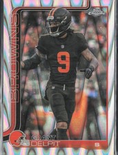 Topps Chrome NFL Grant Delpit Ray Wave Refractor #66