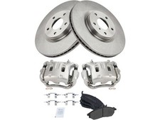 Juego de rotor y pinza de freno delanteras TRQ 35DW55M para Infiniti Q70L 2016-2018