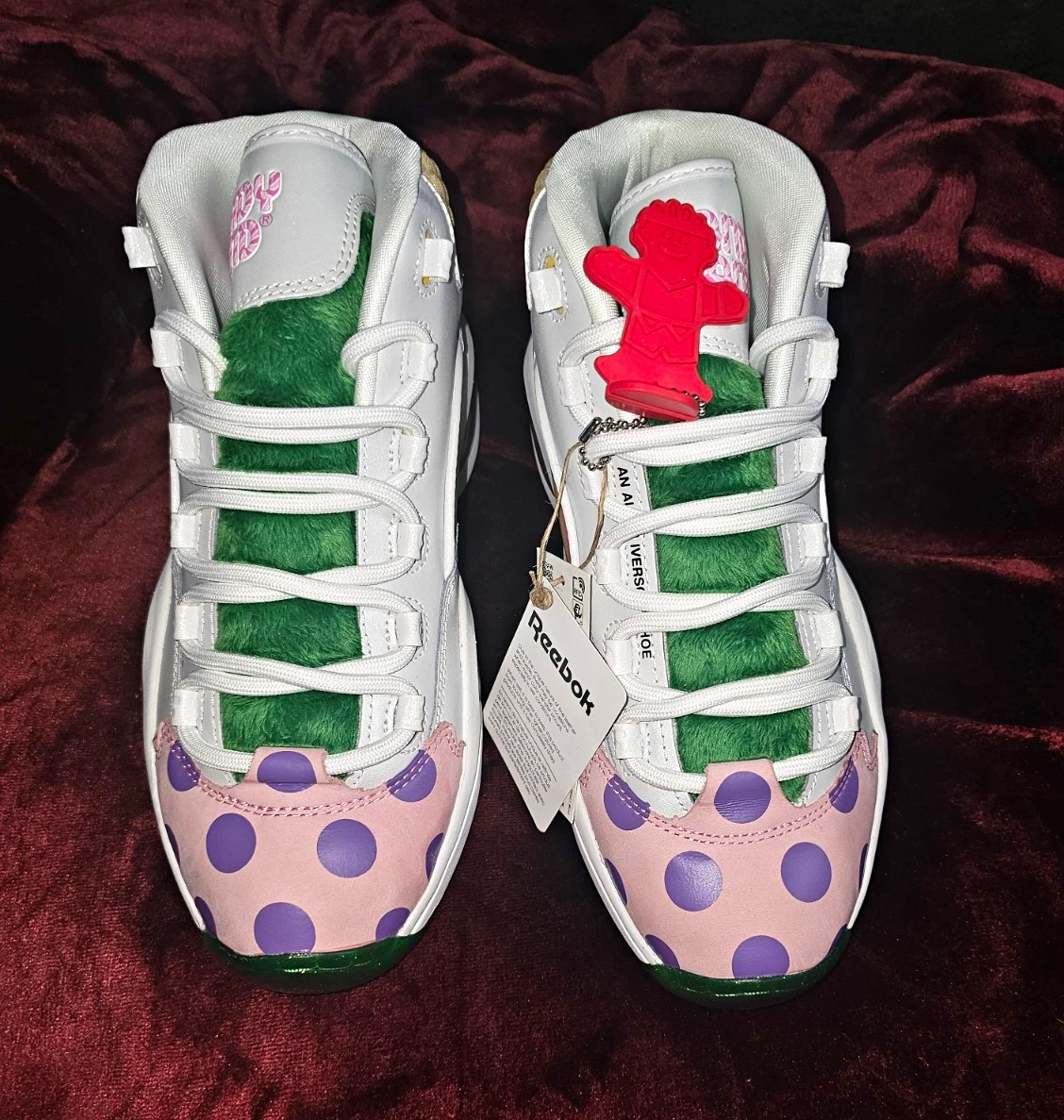 Reebok Question Mid Purple Pink for Sale | Authenticity Guaranteed