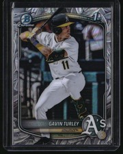 2025 Bowman Draft Gavin Turley Sunflower Seeds Refractor #BDC-28 Athletics