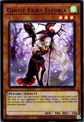 Ghost Fairy Elfobia Ultra Rare Battles of Legend: Glorious Gallery BLGG-EN058 NM