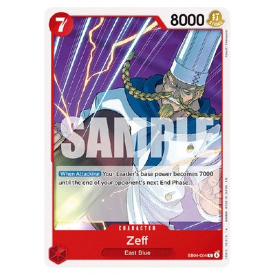 One Piece - Abenteuer auf Kamis Insel - Zeff (Common) - EB04-004