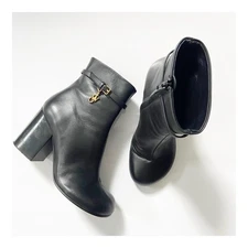 JW Anderson Leather Anchor Logo Charm Bootie size EU38.5 US8