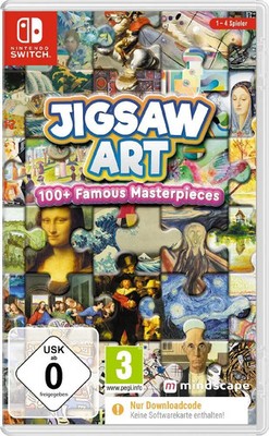 Jigsaw Art: 100+ Famous Masterpieces (CiB), Switch, 1 Nintendo Switch-Spiel 2023