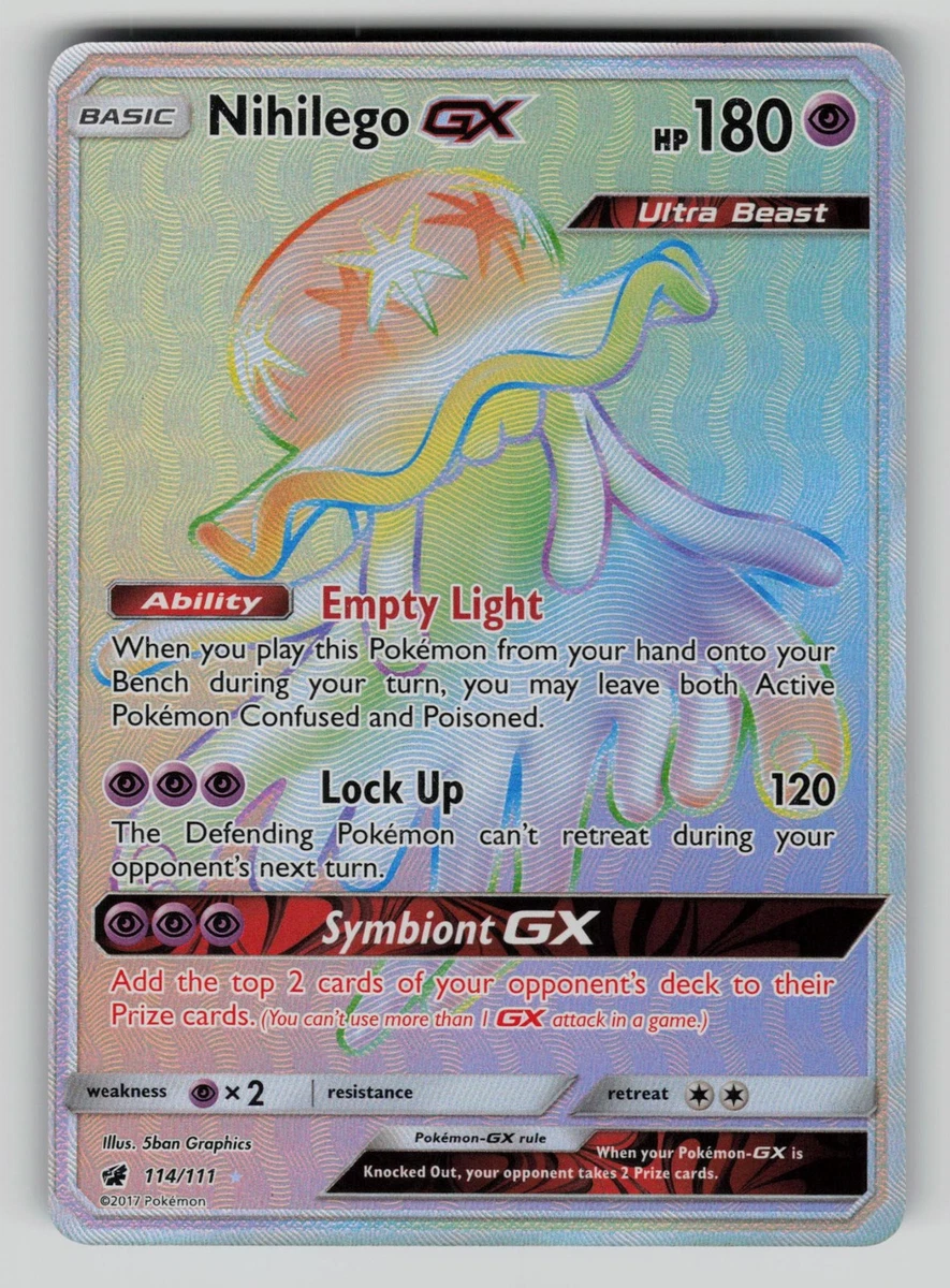 nihilego pokemon card Nihilego GX Pokémon TCG Cards for sale