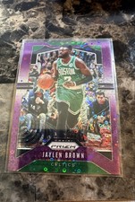 2019-20 Panini Prizm - Jaylen Brown #40 Purple Fast Break Prizm /75