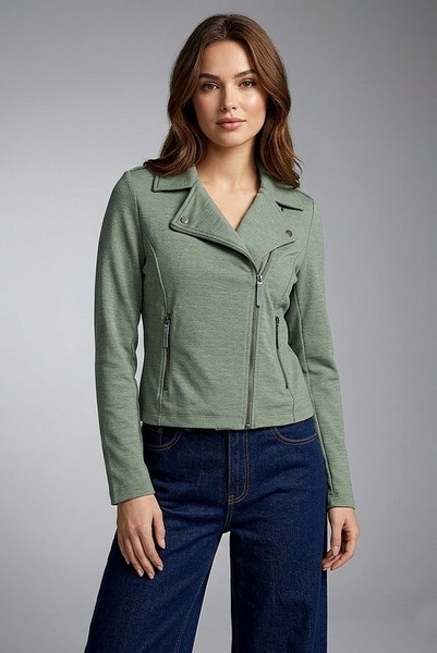 Women Street One Jacket Green Polyester S-M
