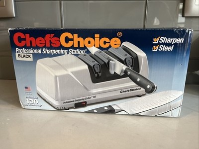 New Chef's Choice Professional Sharpening Station Model 130 Black.