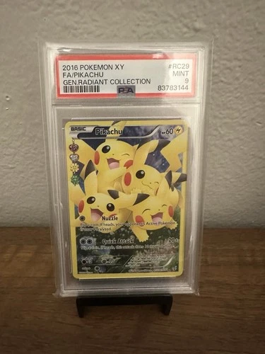 Pokémon Pikachu XY radiant collection RC29/RC32 Generations PSA 9 2016