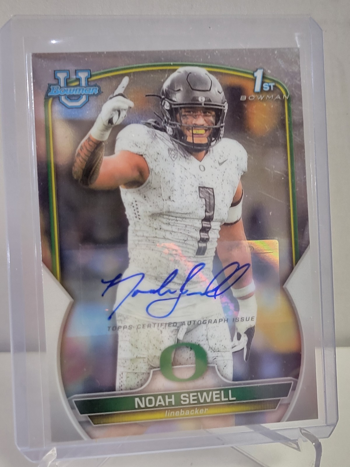 2022 Bowman University Chrome - Chrome Prospect Autographs Noah Sewell #57 (AU,