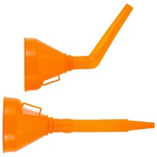 2 Pcs Filler Funnel Gasoline Car Plastic Funnels for Automotive Use
