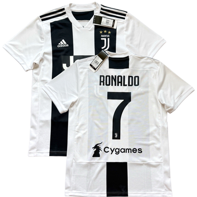 2018/19 Juventus Home Jersey #7 Ronaldo Medium adidas Cygames CR7