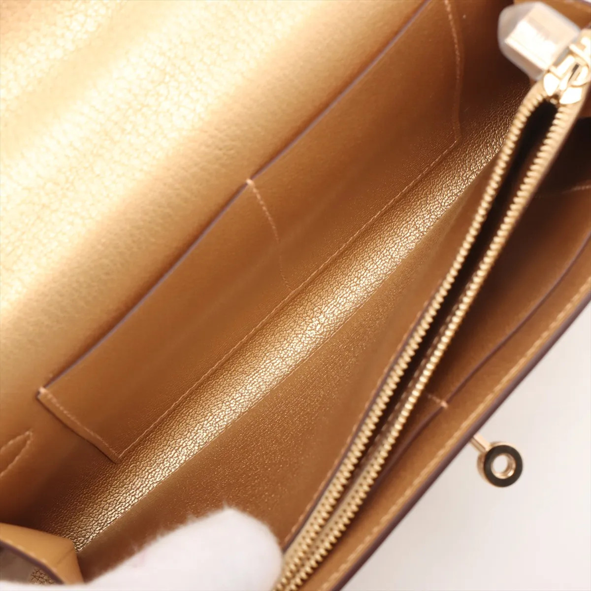 Hermès Kelly Wallet Togo Chèvre Shamukira Dre Gold Metal Fittings K: 2025 image 8