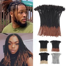 10 inch 50 Strands Loc Extensions Human Hair, 0.4cm Width 100 Human Hair Dre...