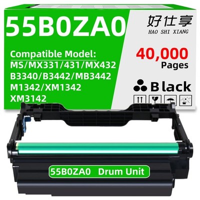 55B0ZA0 Drum Unit Compatible  for Lexmark MS331 MS431 MX331 MX431 MX432 XM3142