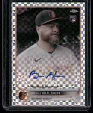 2022 Topps Chrome Update #AC-BSU Beau Sulser Autographs X-Fractor #/125