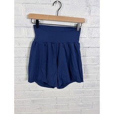 Halara High Waisted Flowy 2-in-1 Shorts Womens S Blue Activewear Running