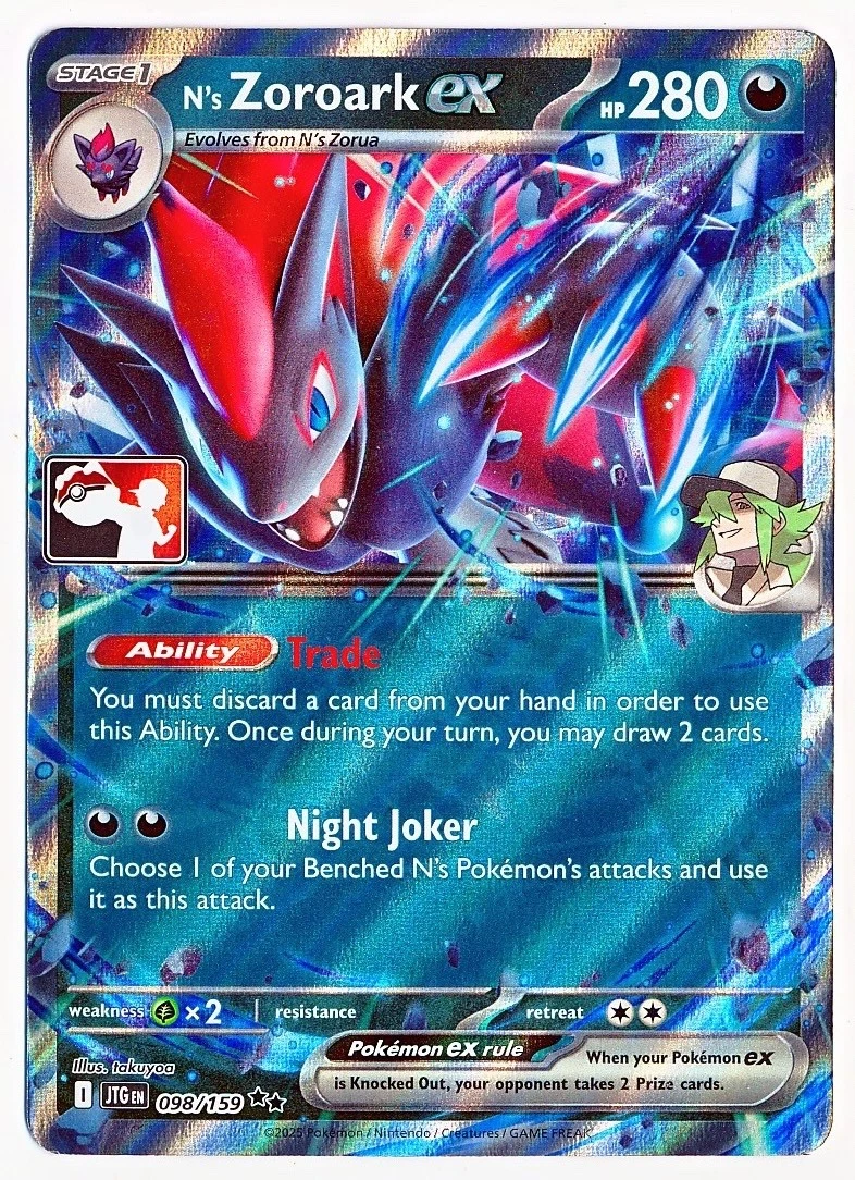 Hearthflame Mask Ogerpon Ex 040/167 Prize Pack Series Cards for