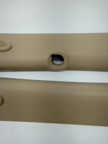 07-14 GM SUV Beige Tan LH RH Bose Tweeter A-Pillar Trim Panel Pair OEM - Bild 8 von 20