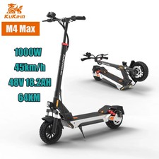 KuKirin M4MAX Monopattino Elettrico Fuoristrada 800W Motore 10 Pollici Monopattino Elettrico 48V 18.2AH 65km
