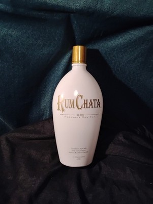 EMPTY Rum Chata Carribean Rum Liquor 1 Liter Bottle Washed