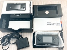 Nintendo GameBoy Micro Black Console Complete in Box CIB - Excellent